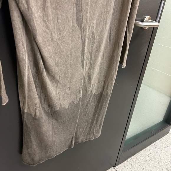 NU Denmark L Tan Cowl Neck Dress with Relaxed Fit- wool blend/collar angora/wool - Picture 8 of 13